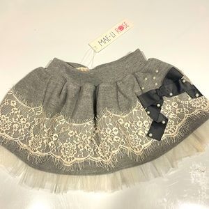 Girls grey skirt size 18/24m